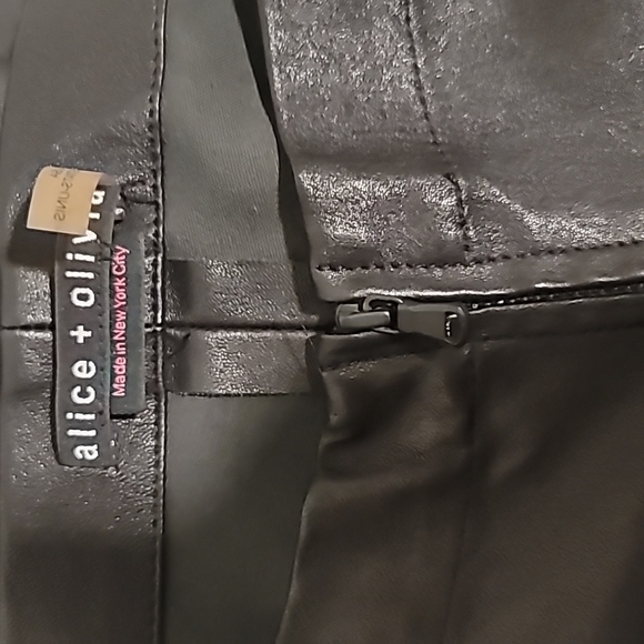 Alice + Olivia lamb leather leggings - Picture 4 of 5